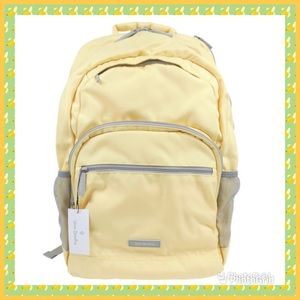 🍌BNWT Vera Bradley Lighten Up Essential Backpack Large Banana 🍌 Retail $149